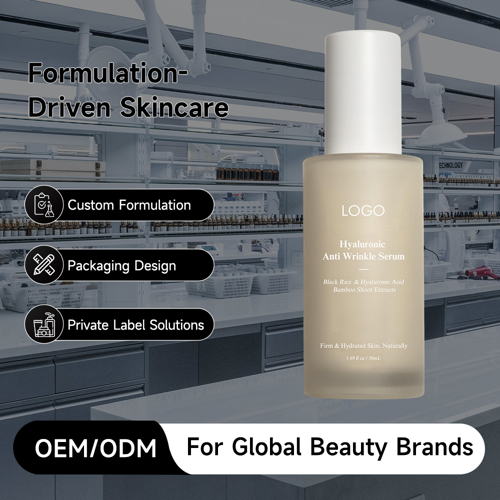 Skincare Face Serum Manufacturer Nourishing Revitalizing Age-Defying Improve Skin Elasticity Hyaluronic Anti Wrinkle Serum