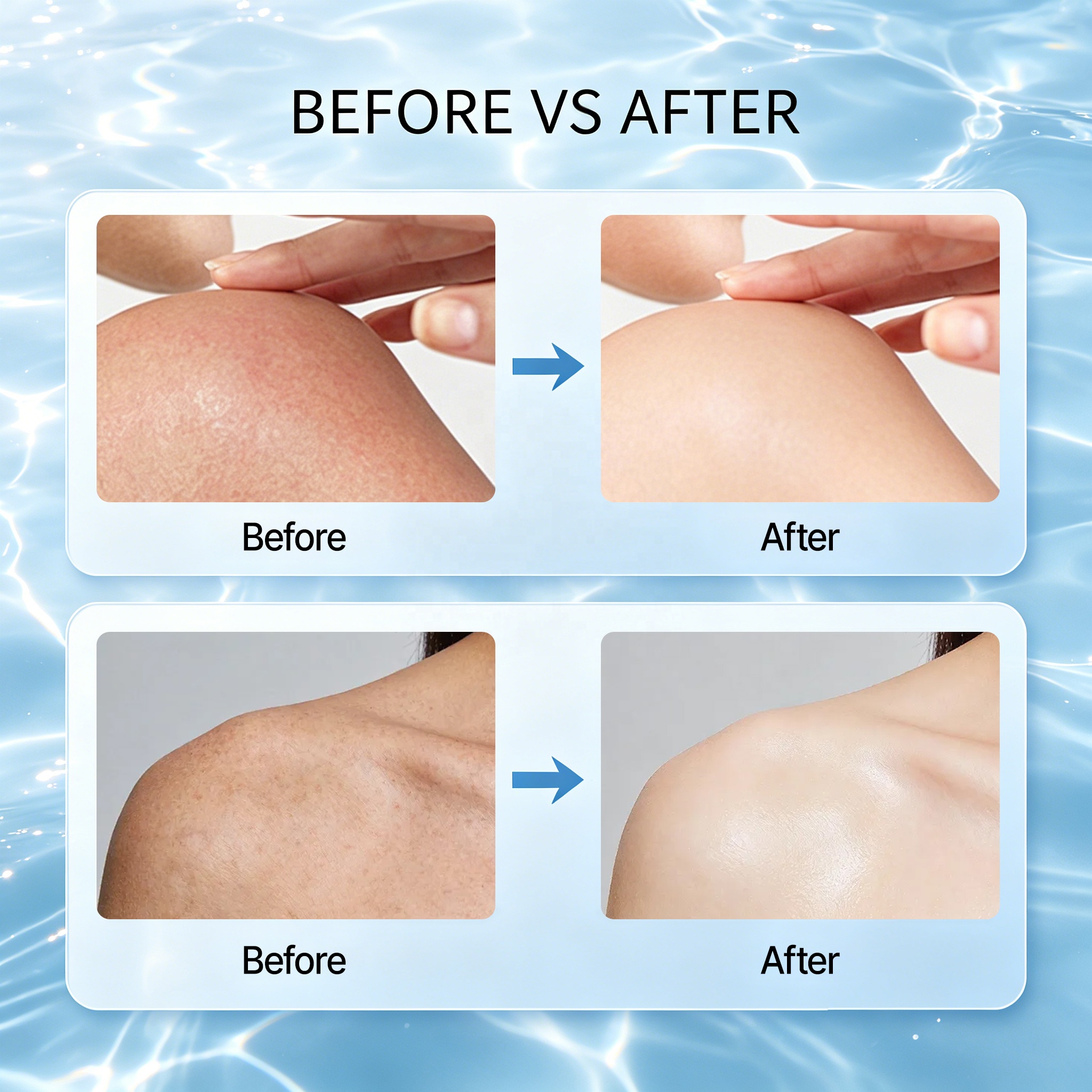Private Label 1% 10000ppm Ghk-Cu Body Lotion Moisturizing Skin Repair Advanced Korean Peptide Body Cream