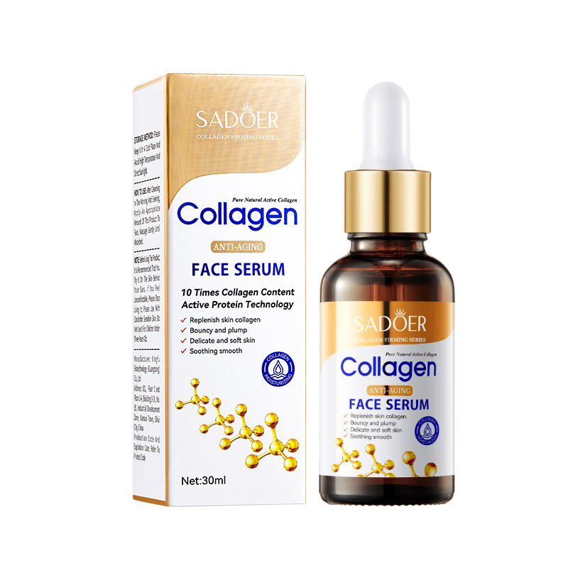 Hot Selling Skin Care Collagen Face Serum Lifting Firming Anti Wrinkle Anti Aging Intense Moisturizing Nourishing Gold Bone