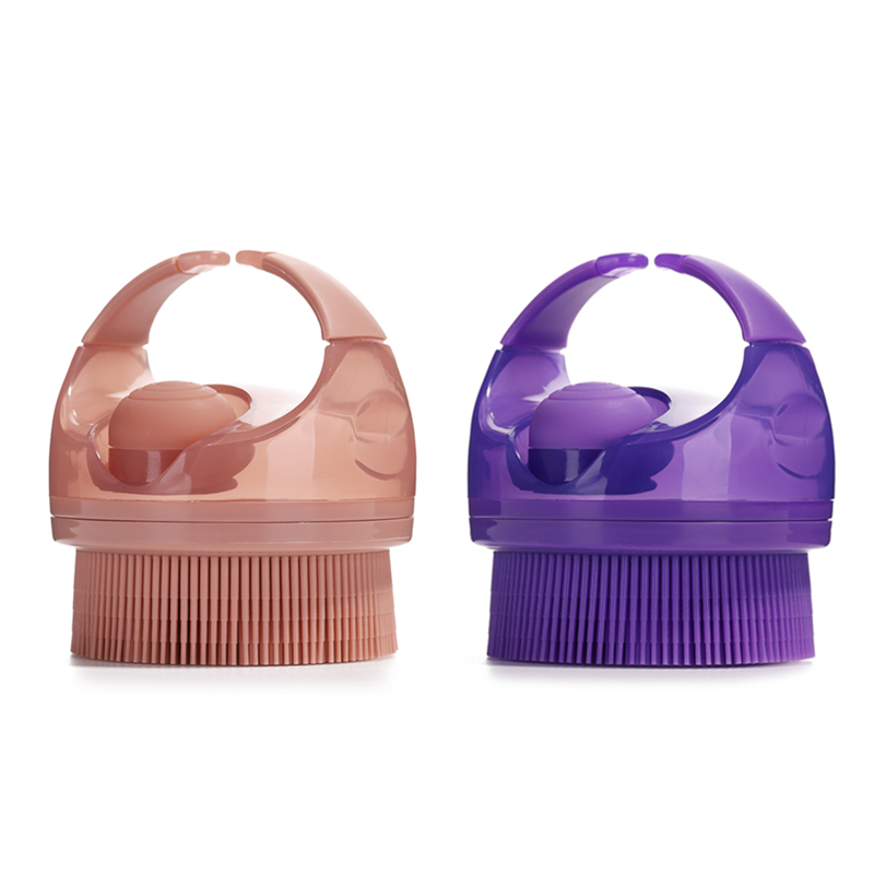 New Design Practical Soft Silicone Massage Cleaning Exfoliating Bathing Shower Brush Plastic Bath Massage Body Scrubber