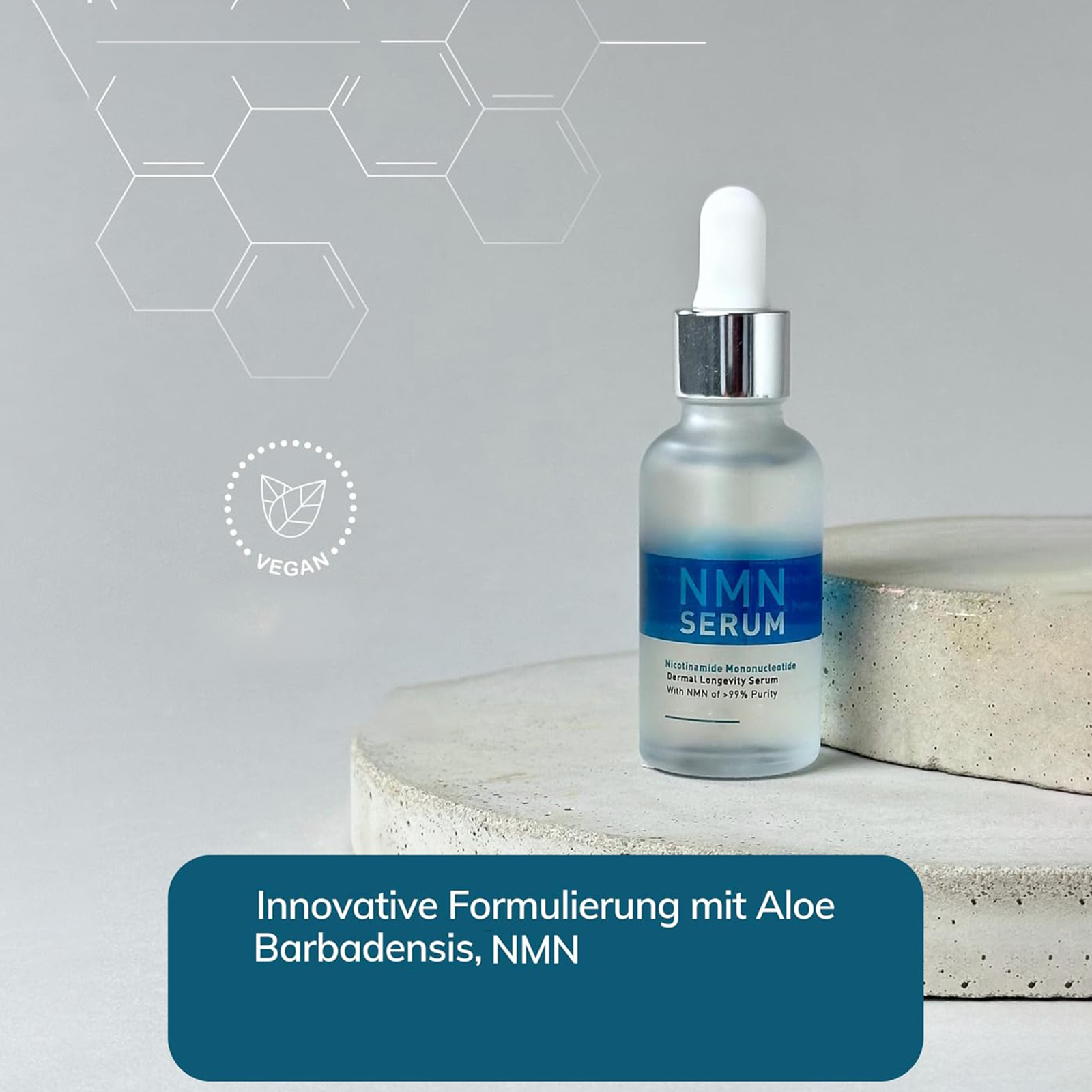 BLIW Private Label Whitening Moisturizing Anti Aging Rejuvenating Skin Care Effective High Purity NMN Serum for Skin Longevity