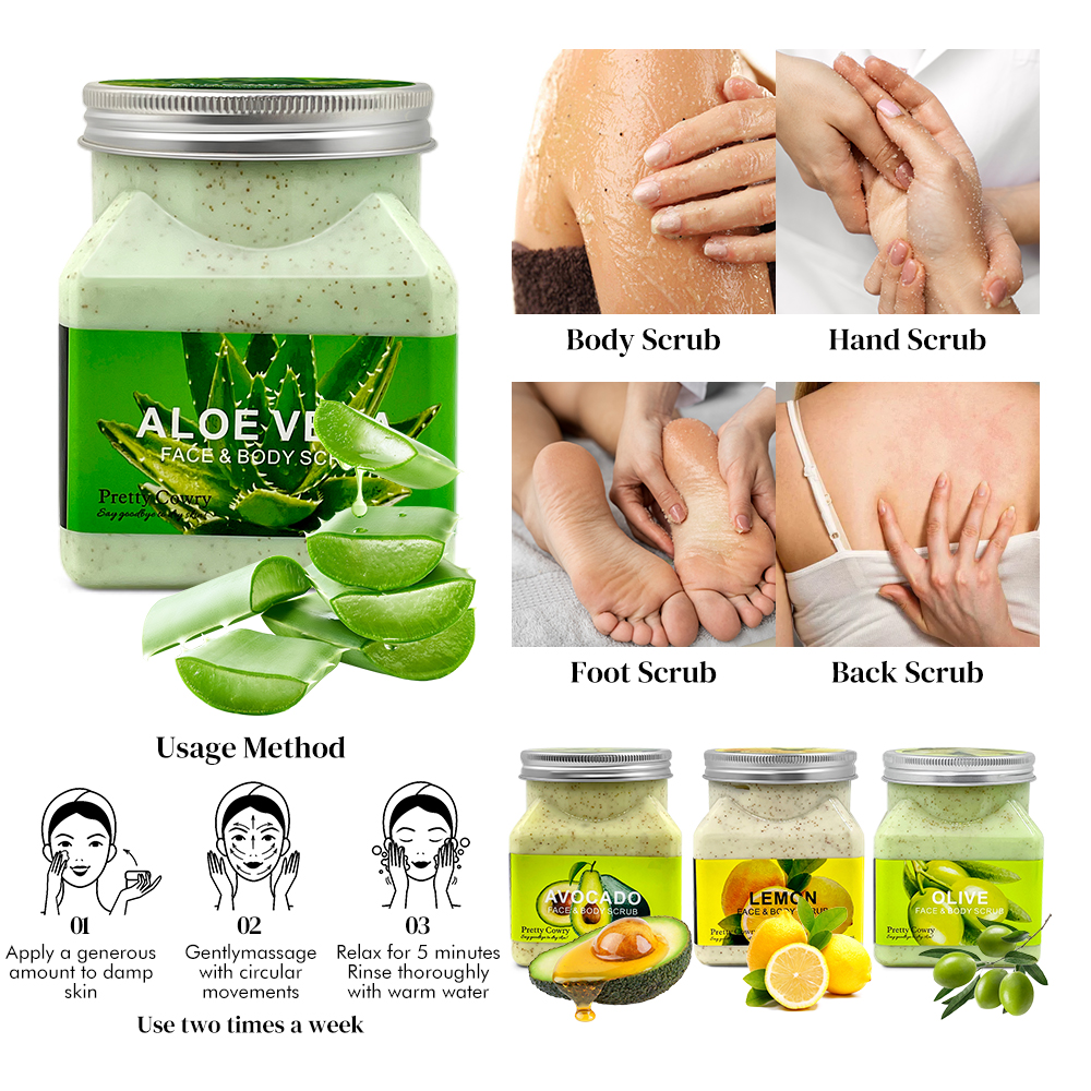 350g Natural Body Scrub Exfoliating Legs Arms Hand Body Exfoliator Scrub Natural Skincare Body Scrub For Europe