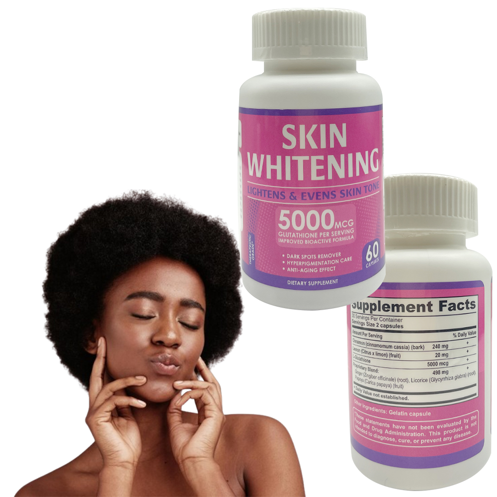 Adults Skin Whitening Capsules Hyperpigmentation Care High - End Skin Care Product for Black Skin Women for Immediate Shipment