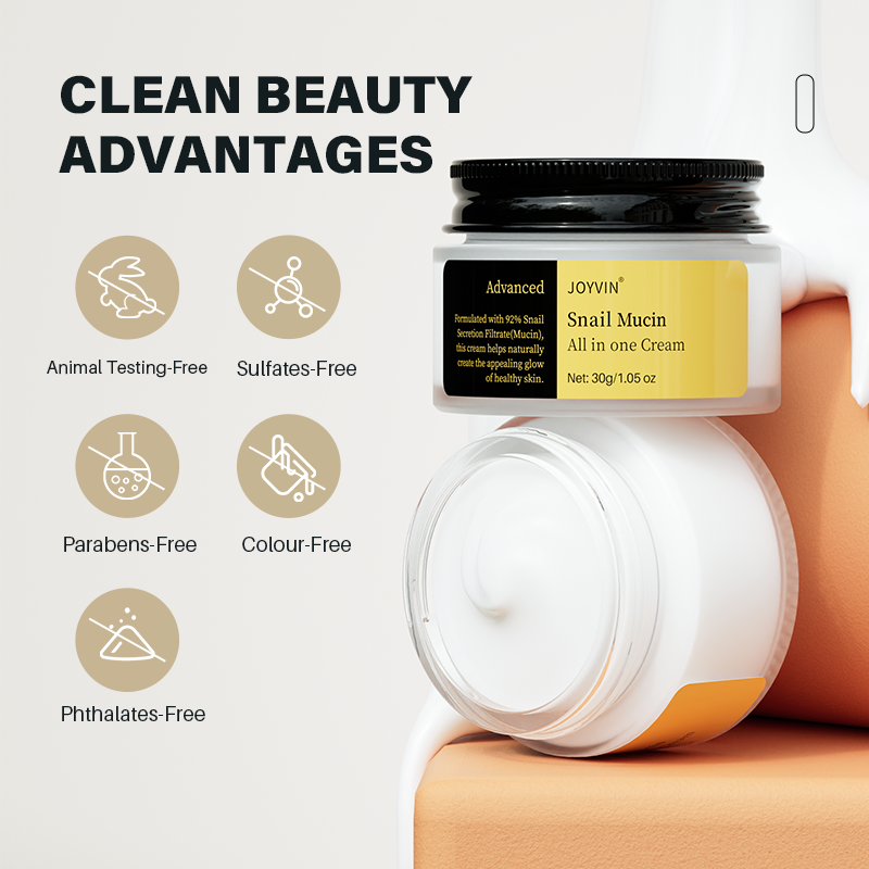 Wholesale Skincare Product JOYVIN Advanced Snail Mucin Daily Gel Cream 3.52 Oz Moisture Barrier Repair Hydrating Glow
