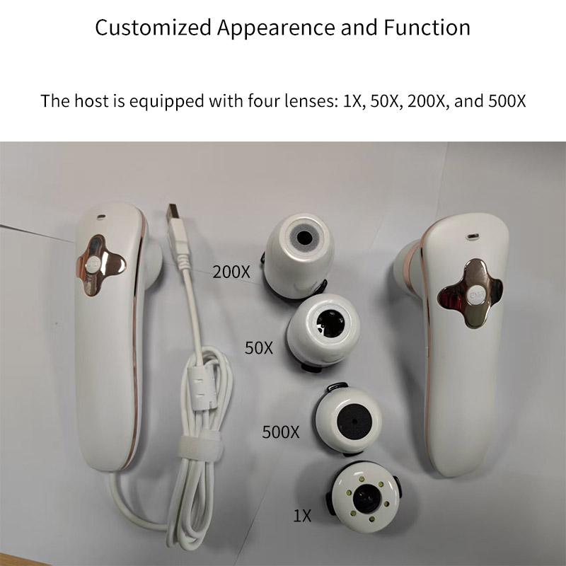 Handheld Scalp Analyzer For Hair Growth Treatment Tracking At Home