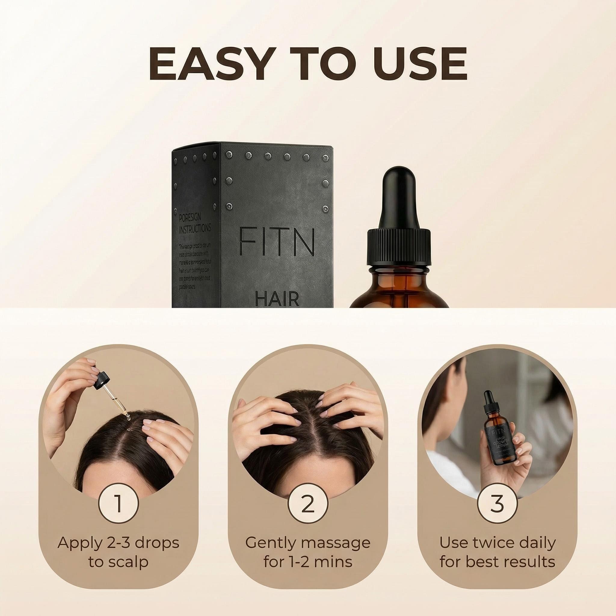 Copper Peptide Hair Growth Serum GHK-CU Advanced Formula Promotes Regrowth Strengthens Follicles OEM Private Label Wholesale