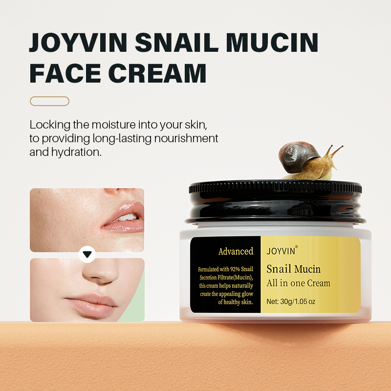 Wholesale Skincare Product JOYVIN Advanced Snail Mucin Daily Gel Cream 3.52 Oz Moisture Barrier Repair Hydrating Glow