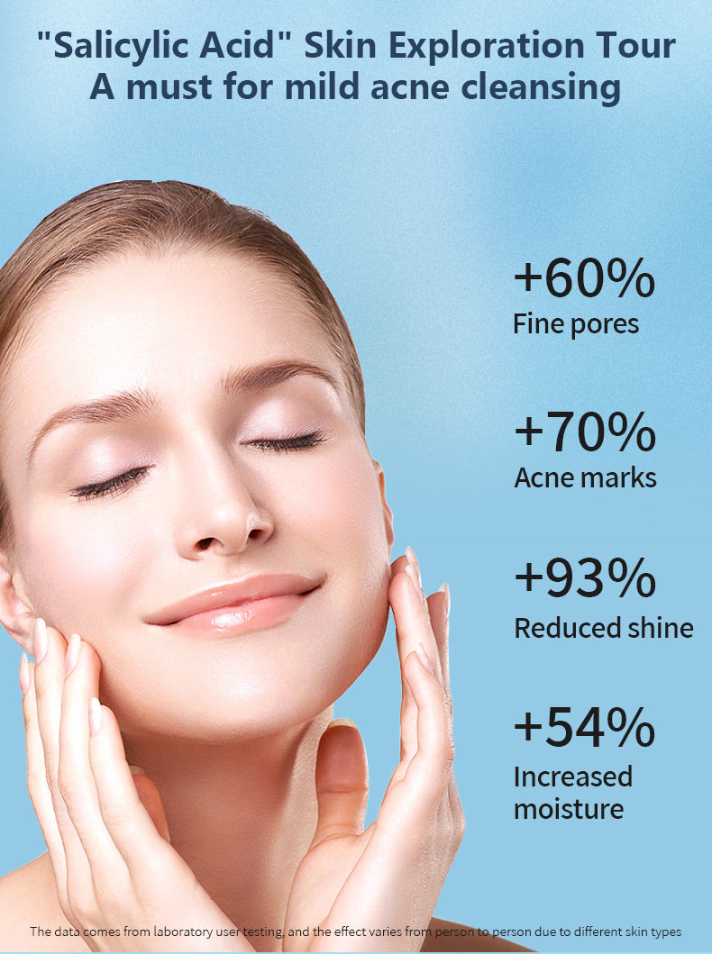 Private Label Salicylic Acid Collagen Skin Care Kit Moisturizing Korean Cosmetic Essence, Water, Cream, Essence Skin Care Set