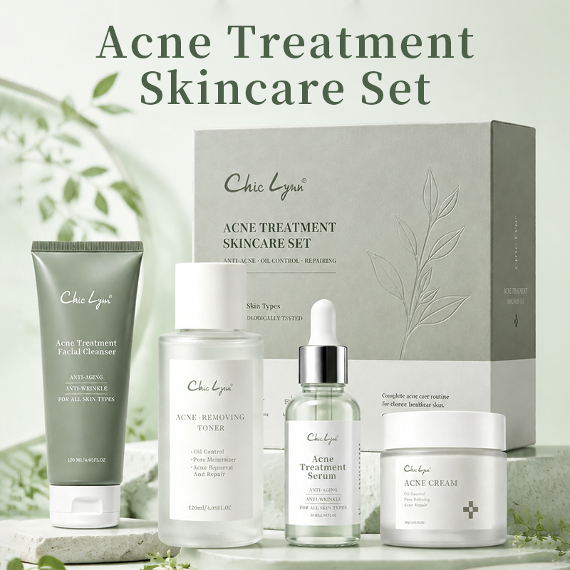 Turmeric Anti-acne Dark Spots Removing Whitening Lightening Brighten Face Skincare Set Vegan Oem For All Skin Types