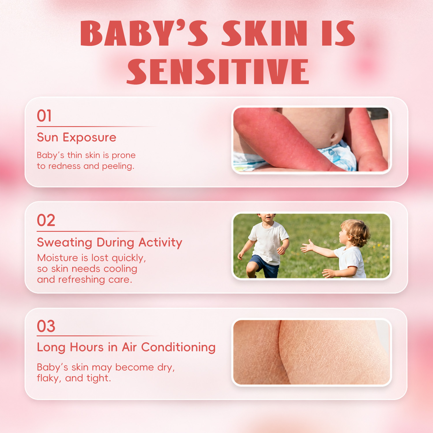 Wholesale OEM Private Label Evia Beauty Kids Peach Sorbet Cream Baby Moisturizing Soothing Face Cream for Sensitive Skin 3-Year