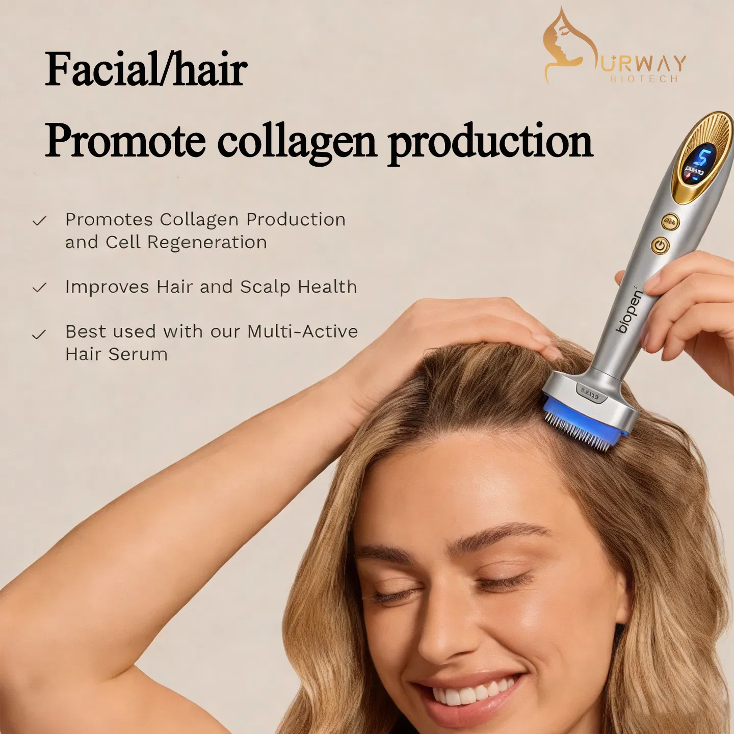 2026 New Electric Microneedle Facial Acne Removal, Anti-Aging, and Hair Growth