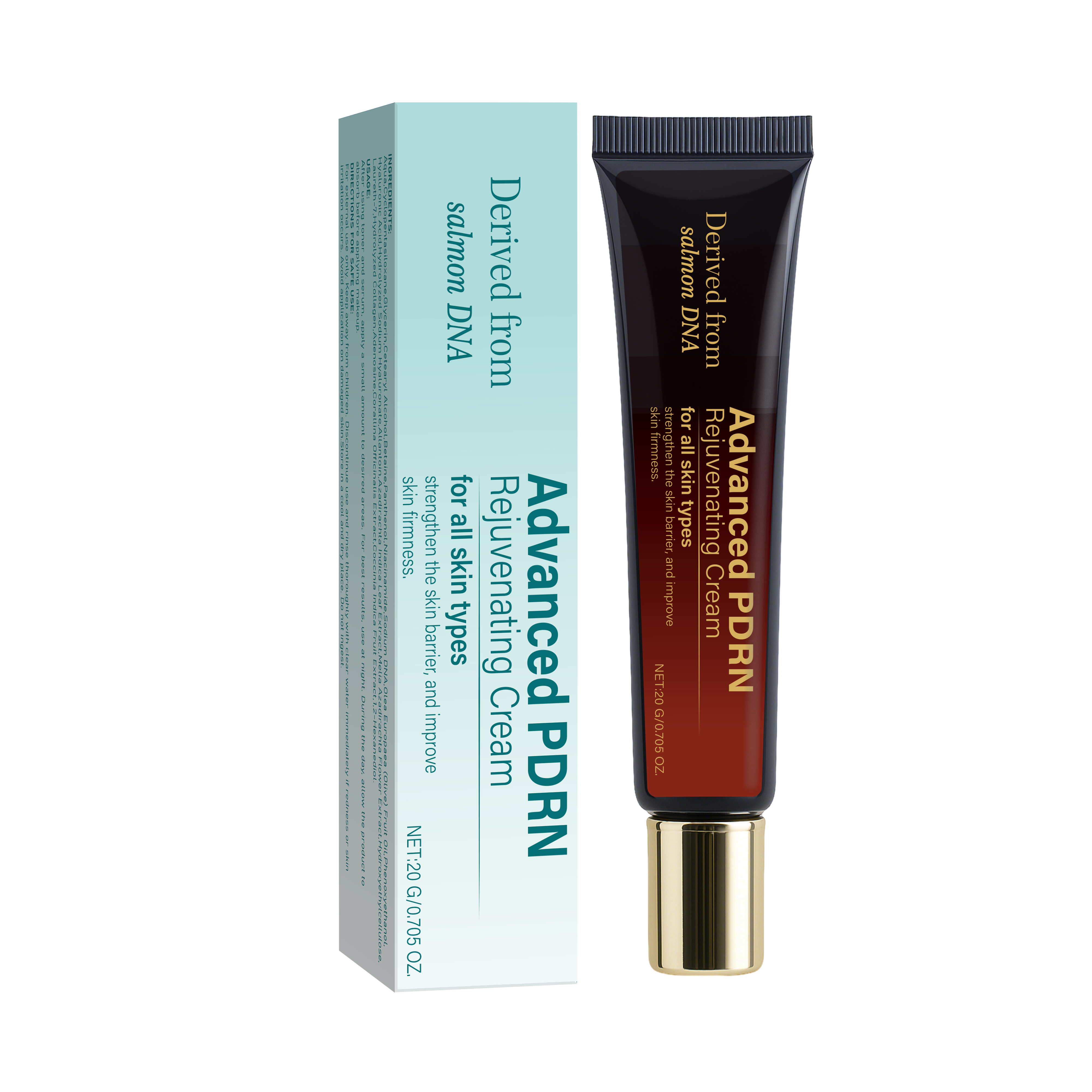 Wholesale Best Sale Korean Face Cream with PDRN Salmon DNA Niacinamide and Collagen Rejuvenating PDRN Cream for All Skin Style