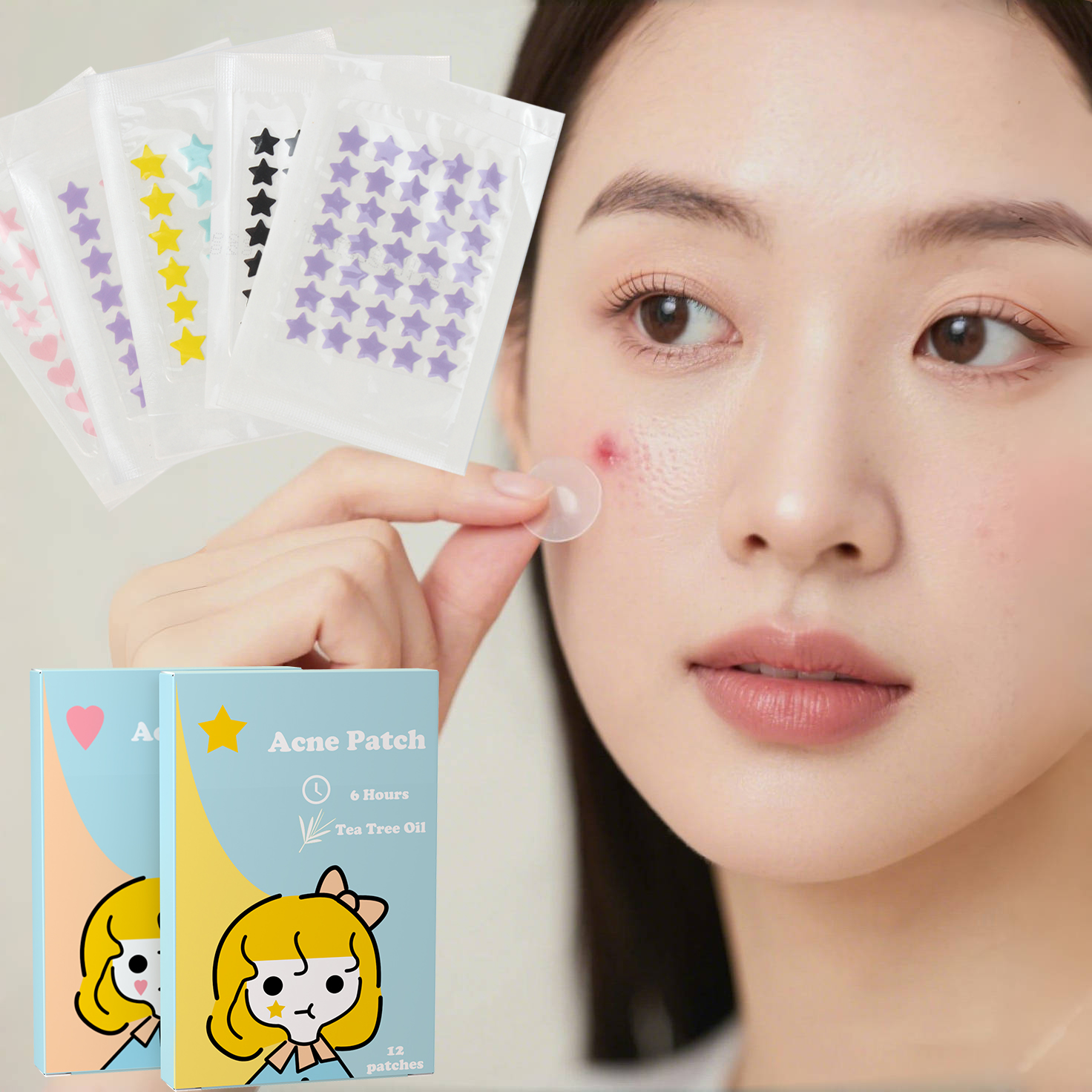 Star Moisturizing Healing Non Needle Acne Pimples Patches For Skin Manufacturer Of Custom Private Label