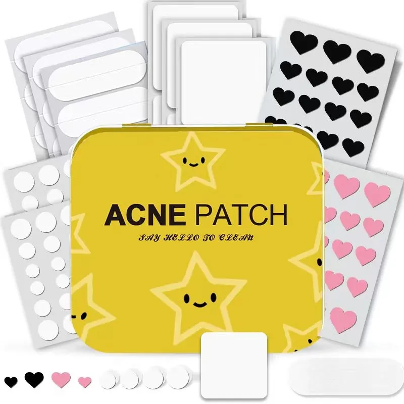 Soothing Skin Repair Acne Patch Oil Control Spot Treatment with Iron Box