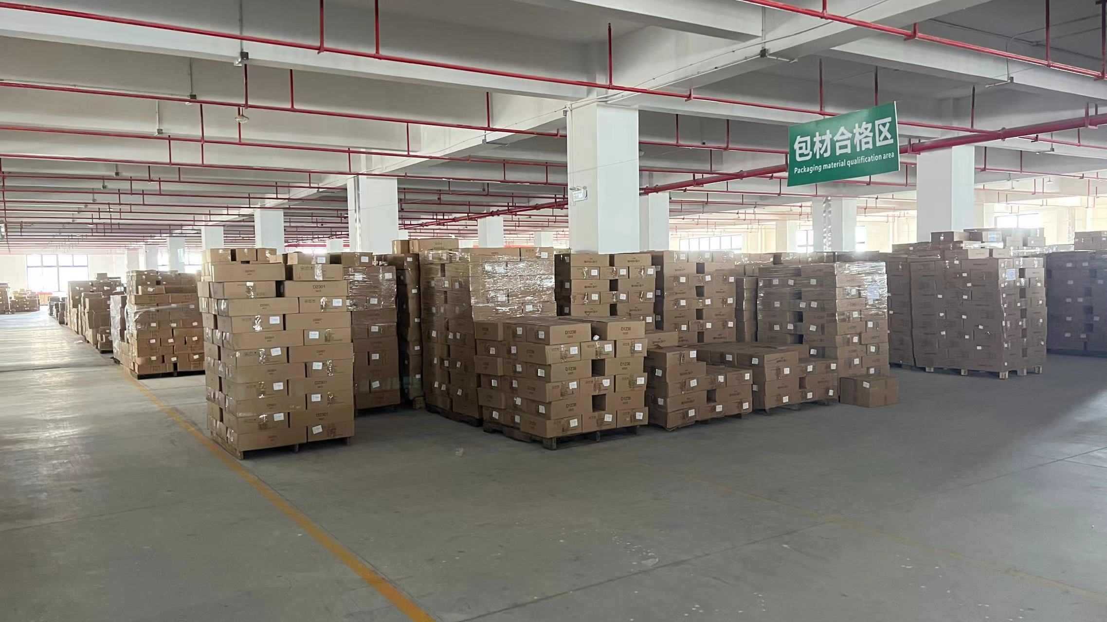Organized finished goods warehouse and logistics at Miura Beauty