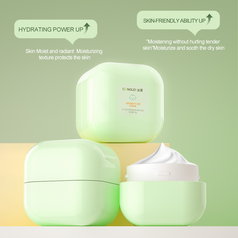 Private Label Calendula Infused Moisturizing Cream Baby Skin Care Face Lotion for Kids for Sensitive Baby Skin