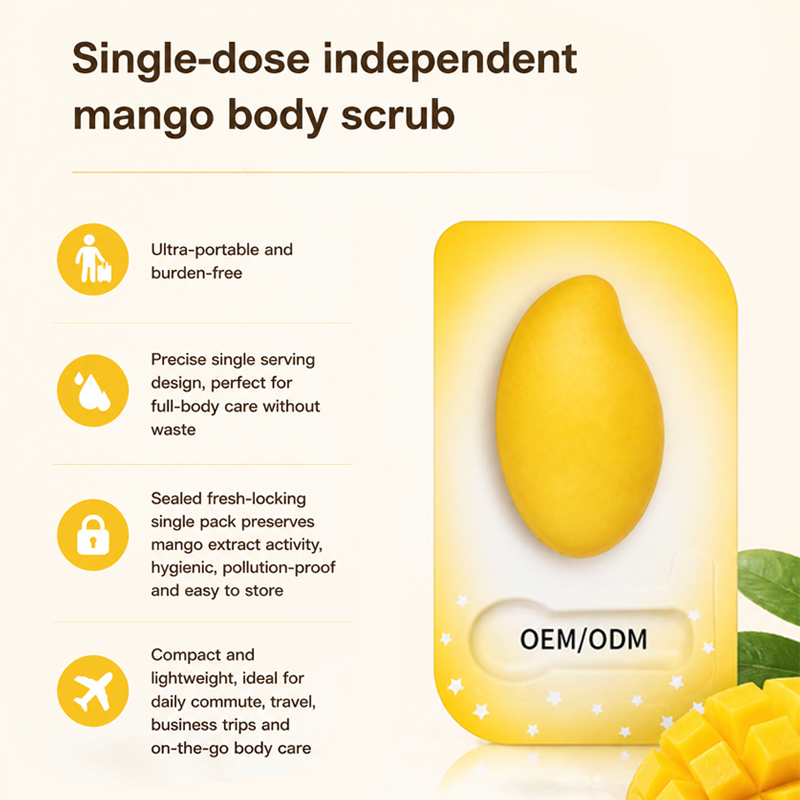 Hyaluronic Acid &amp; Vitamin C Body Scrub With Green Tea &amp; Honey Fragrance Anti-Aging OEM Brand Travel Size