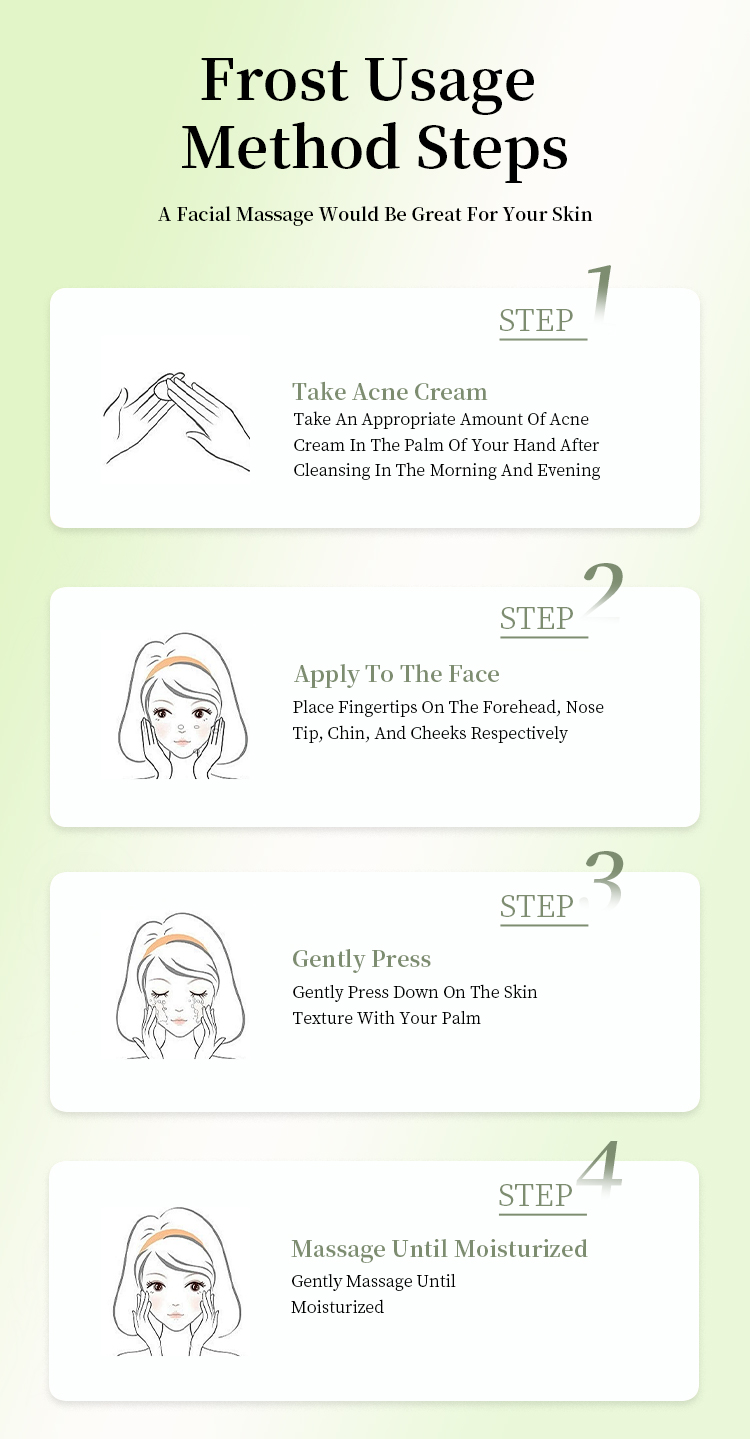 Salicylic Acid Acne Removing Face Cream for Students Acne Removing and Moisturizing Face Cream