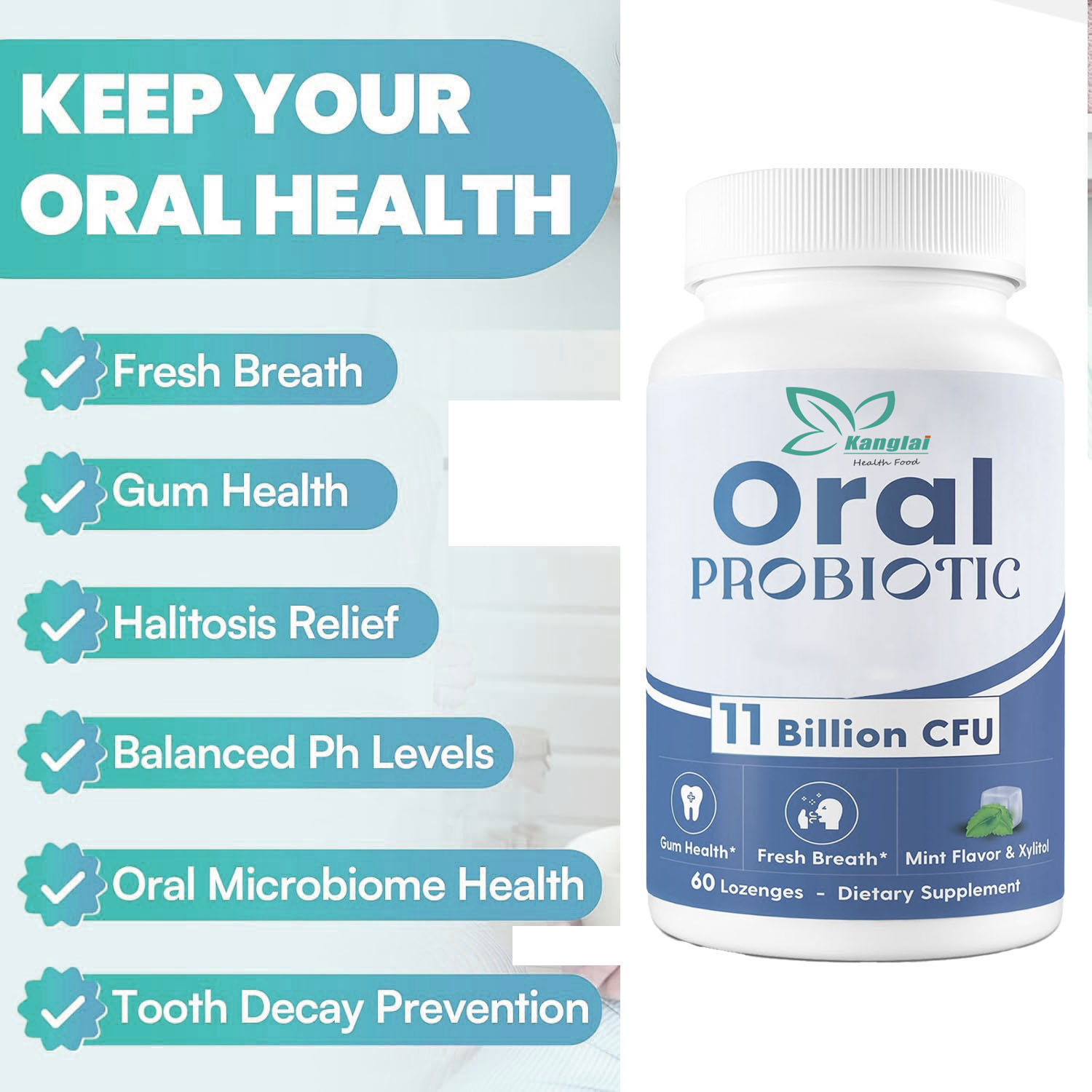 Oral Probiotics Lozenges