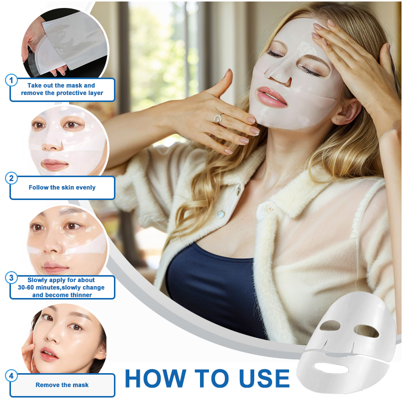 Hydratation Power Hyaluronic Firming Night Skincare Collagen Mask Face Daily Peptide Wrinkle Under Wrinkles