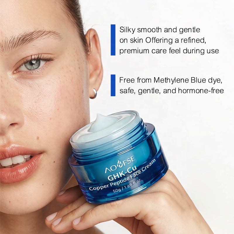 Private Label Anti-Aging Firming Moisturizing Face Cream with GHK-Cu Copper Peptide and Retinol OEM ODM Skin Care Creams