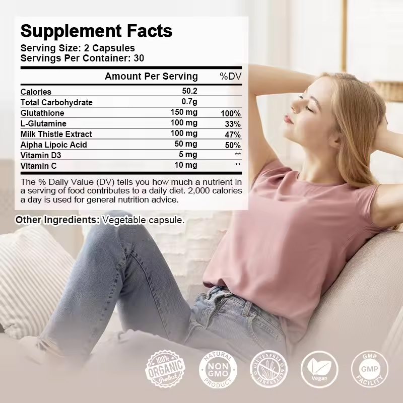 Skin Whitening Capsules Packaging