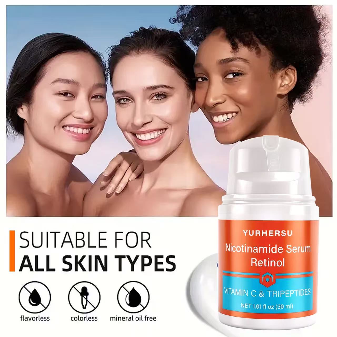 Whole Sale High-Potency Vitamin C Tripeptide Anti-Aging Serum Brightening Firming Dullness Correction Long-Lasting Moisture
