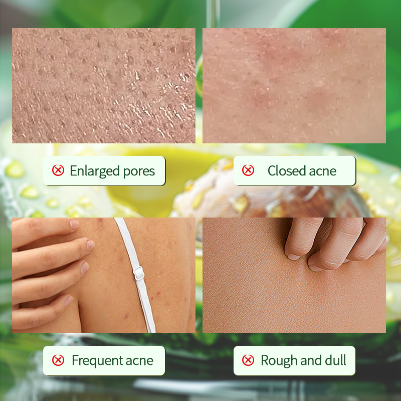 AESTHTANY Nourishing Hydrating Smoothing Herb Organic Avocado Extract Gentle Exfoliating Moisturizing 350ml Body Scrub