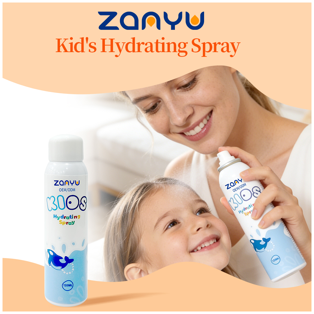 OEM Kids Hydrating Mist Natural Aloe Vera Moisturizing Spray Refreshing Soothing for Children Sensitive Facial Skin