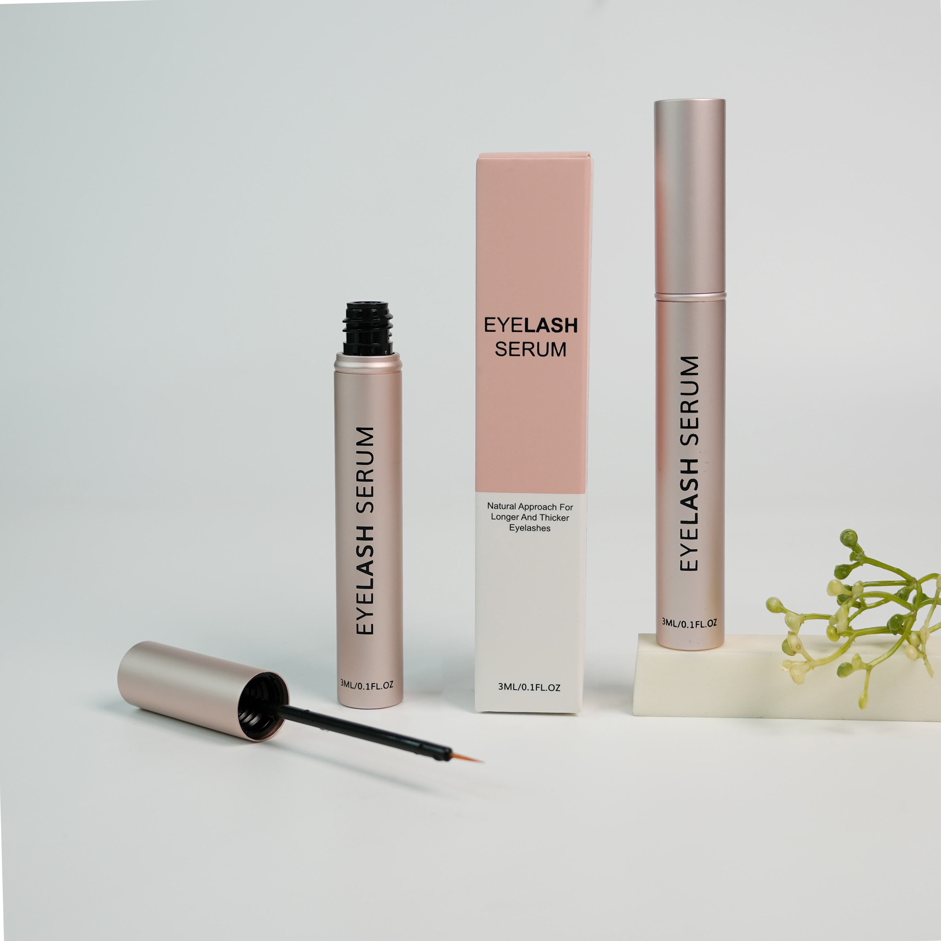 Advanced Biotin Peptid Volume Eyelash Enhancing Serum Natural Oil Free Lash Serum for Eyelash Growth Treatments