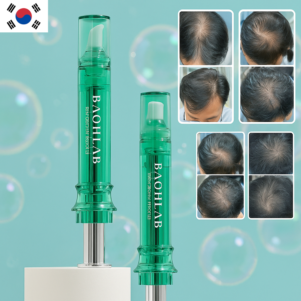 Korean Hair Growth Scalp Ampoule Vegan Essence Treatment Anti Hair Loss Serum Natural