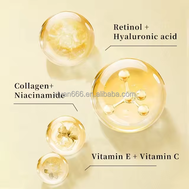 Wholesale 30ml Retinol Serum Vitamin C E Collagen Anti Aging Whitening Brightening Moisturizing Tightening Face SkinCare OEM ODM