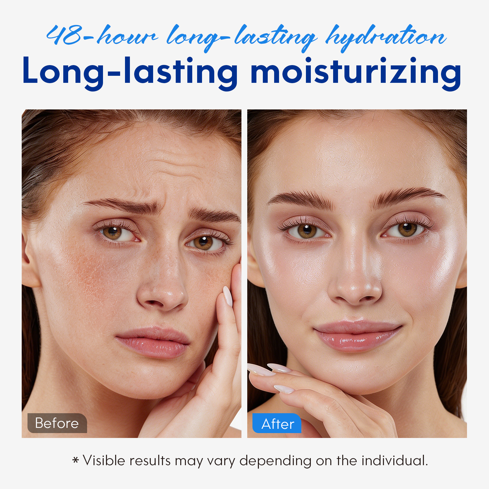 ATOANY High Potency Ghk-cu Collagen Facial Serum Skin Care Advanced Blue Copper Peptide Serum with GHK-Cu Hyaluronic Acid