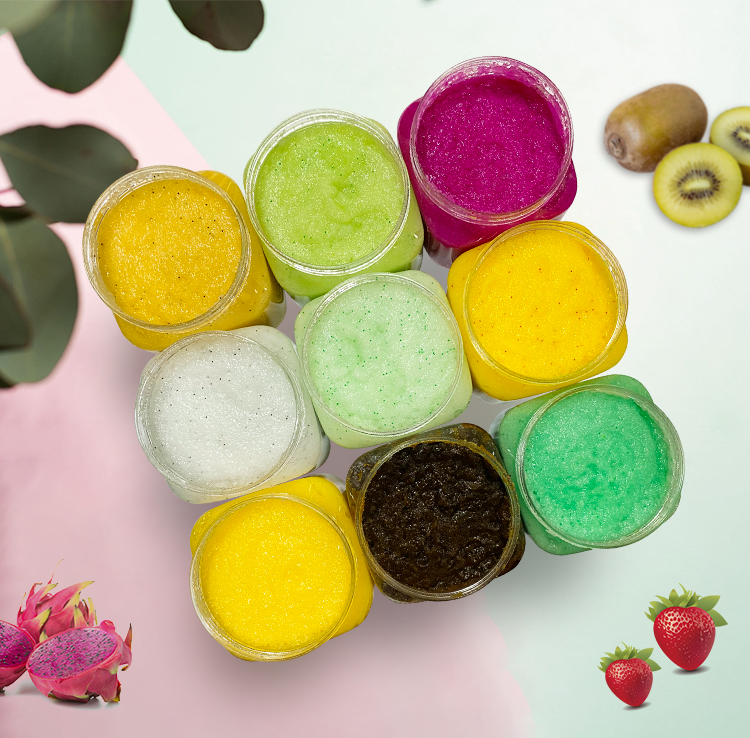 New Design Natural Face Exfoliating Balls Body Scrub