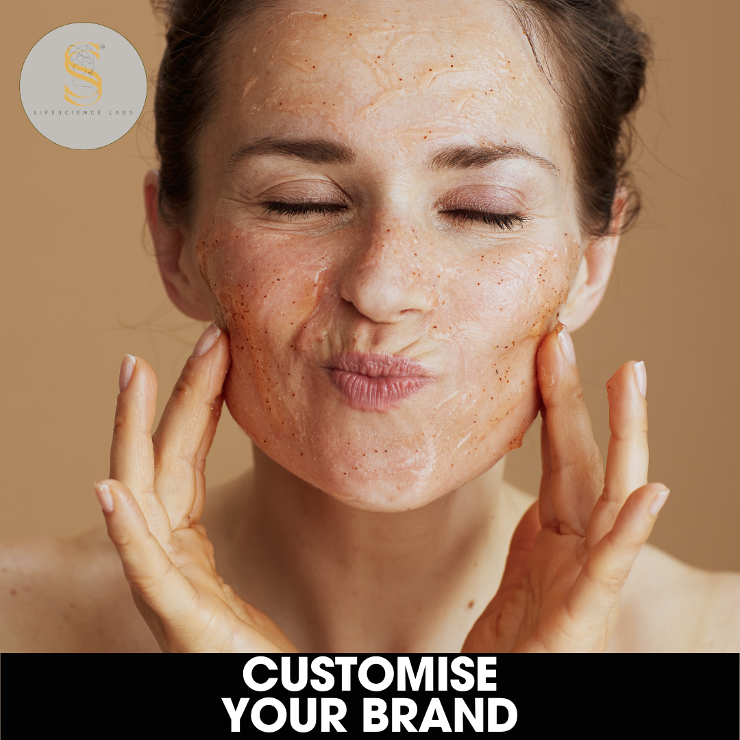 Custom Logo Private Label Organic Sugar Body Scrub Argan Oil Vitamin C Fruit Collagen Moisturizing Hydrating Whitening Natural