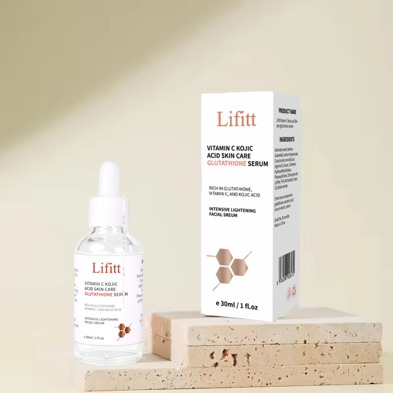 LIFITT Private Label Skin Care Serum Vitamin C Koji Acid Lighting Facial Serum Skin Freckle Brightening Serum