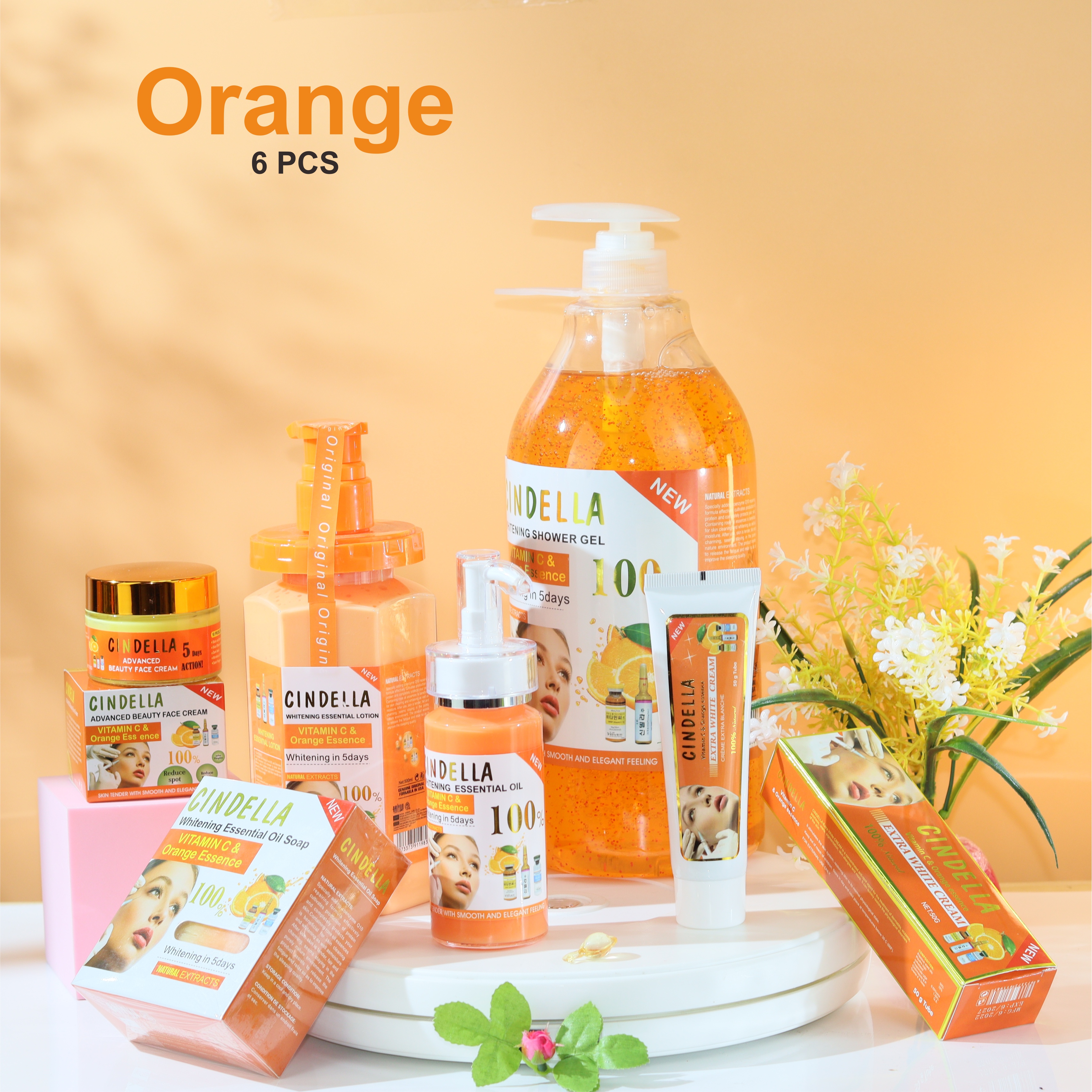 Private Label Skin Care Sets Organic Best Moisturizing Whitening Cream Vitamin C Beauty Skin Care Products and Cosmetics Set