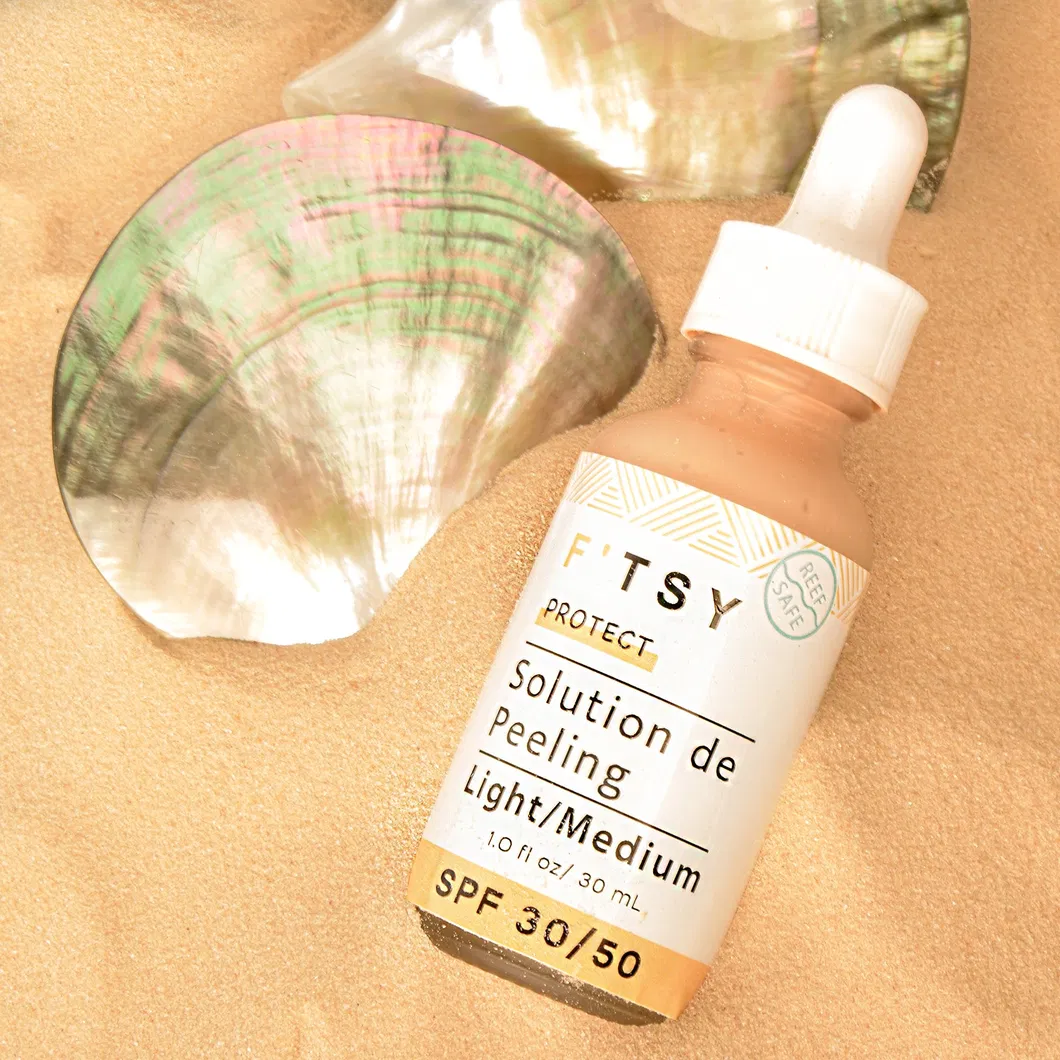 High Quality Cosmetic SPF50 No White Cast Tinted Sunscreen Serum