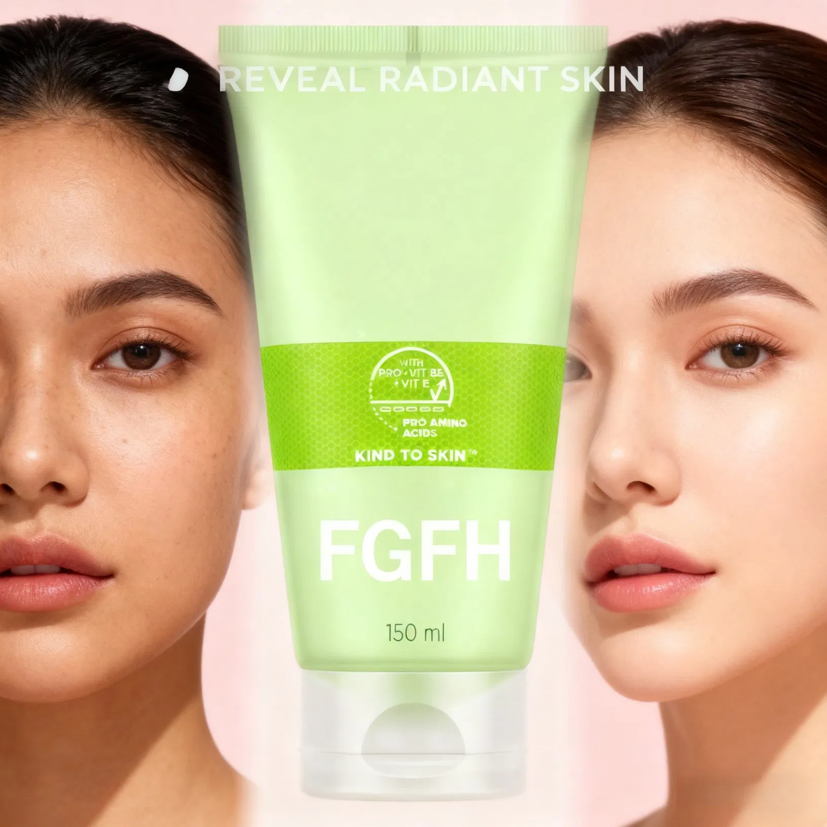 Cleansing Face Wash Gentle Moisturizing Exfoliating Facial Cleanser for Women Sensitive Skin