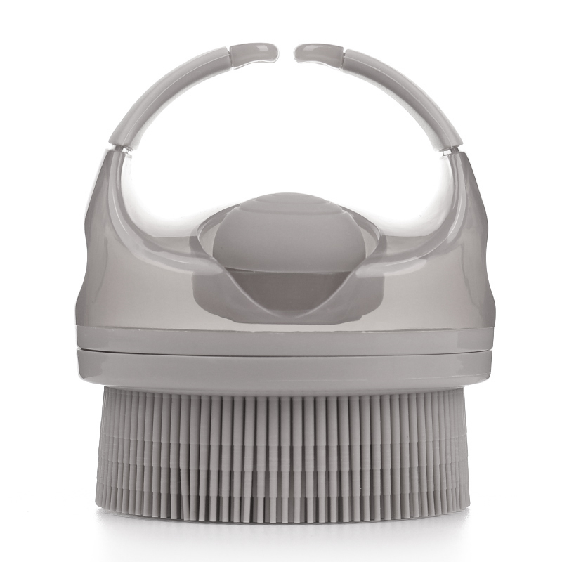 New Design Practical Soft Silicone Massage Cleaning Exfoliating Bathing Shower Brush Plastic Bath Massage Body Scrubber