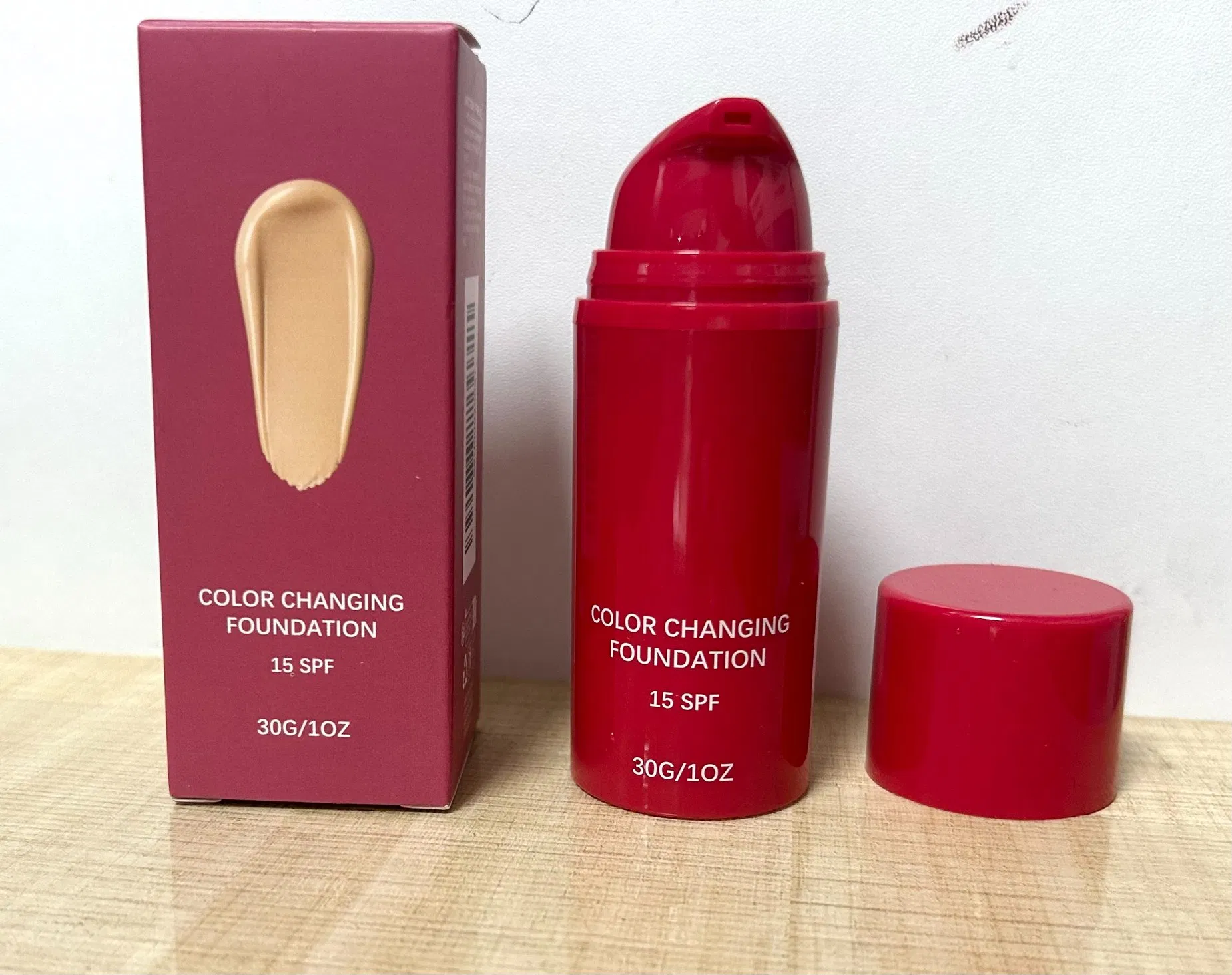 Private Label Mineral Tinted Sunscreen Serum Drops Vegan Organic Hyaluronic Acid SPF 50+ Moisturizer Sun Protector for Face