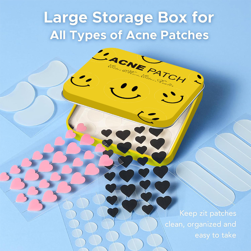 Yellow Iron Box Pimple Patches for Covering Zits Blemishes Spot Beauty Equipment
