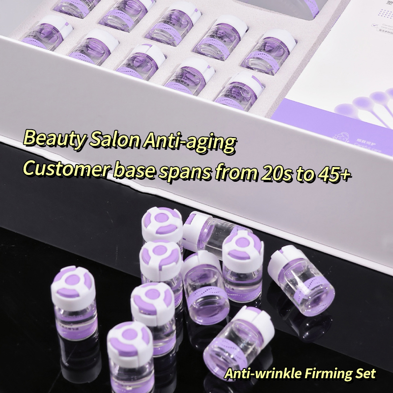 Long-lasting Polypeptide Serum Skincare Anti-aging Wrinkles Non-surgical Instant Face Lifting V-line Sculpting Firming Mask Set