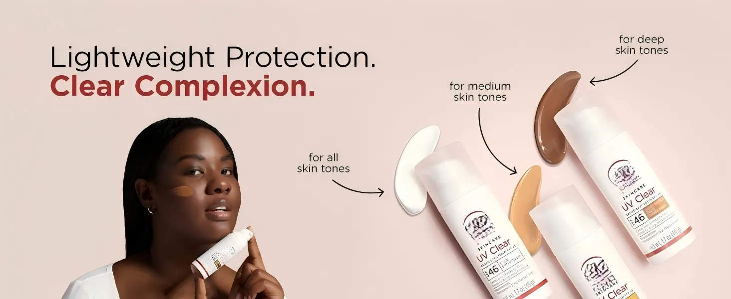 UV Clear Tinted Sunscreen Application Guide