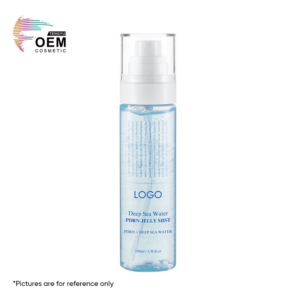 Private Label Beauty Skin Care Soothes Sensitive Skinfacial Moisturizer Dewy Glow Face Spray Deep Sea Water Pdrn Jelly Mist