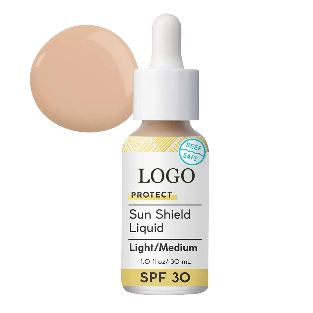 Beauty Cosmetics Skin Care Light/Medium Tinted Sunscreen SPF 30 Primer Makeup
