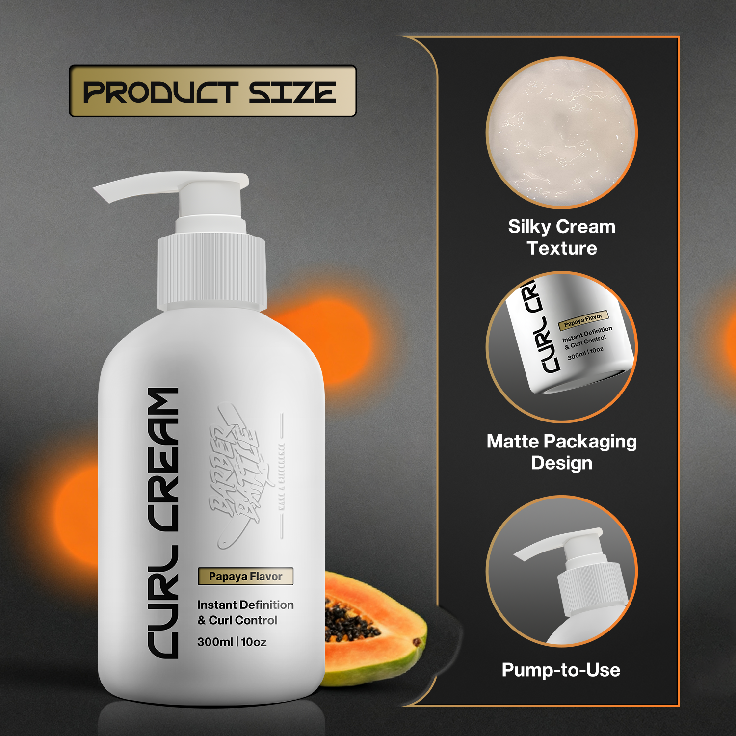 CPNP FDA GMP Private Label Barber Men Natural Curl Styling Control Cream For Professional Buyer Supply Chain EU US AU Market