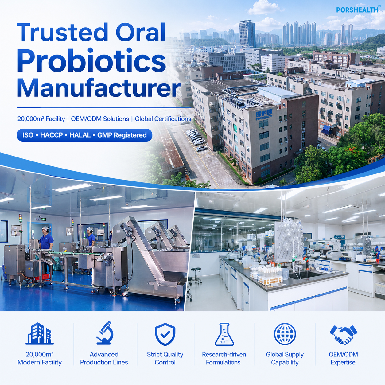 Oral Probiotic Chewable Tablets &amp; Powder OEM ODM | Fresh Breath, Gum Health &amp; Oral Microbiome Support