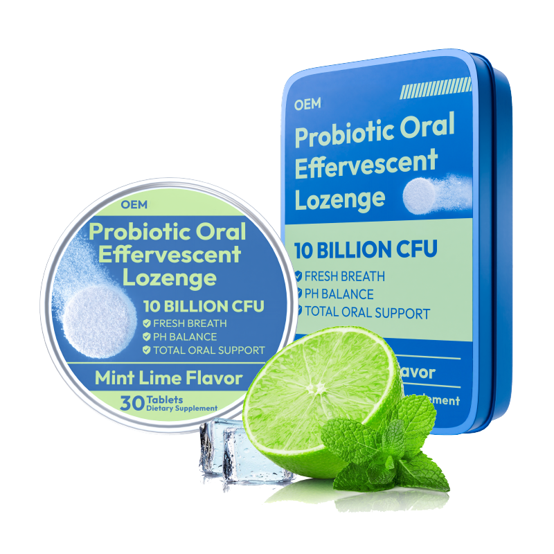 OEM Probiotics Tablets Billion CFU Oral Probiotics Vitamins Mouth Bad Breath Balance Microbiome Promote Oral Health Custom