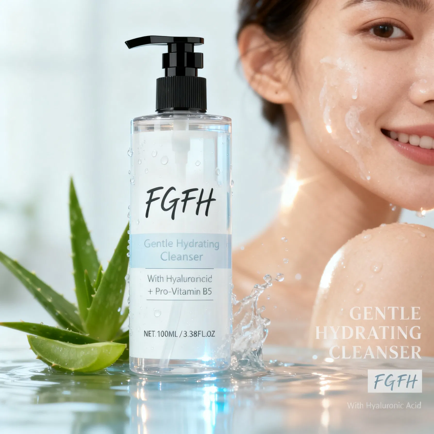 Organic Hyaluronic Acid Face Wash Deep Cleansing Face Wash